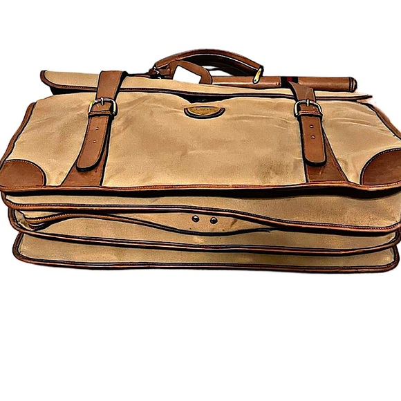 Authentic Vintage Gucci Rare Canvas Web Accent GG Interior Travel Bag - Picture 7 of 13